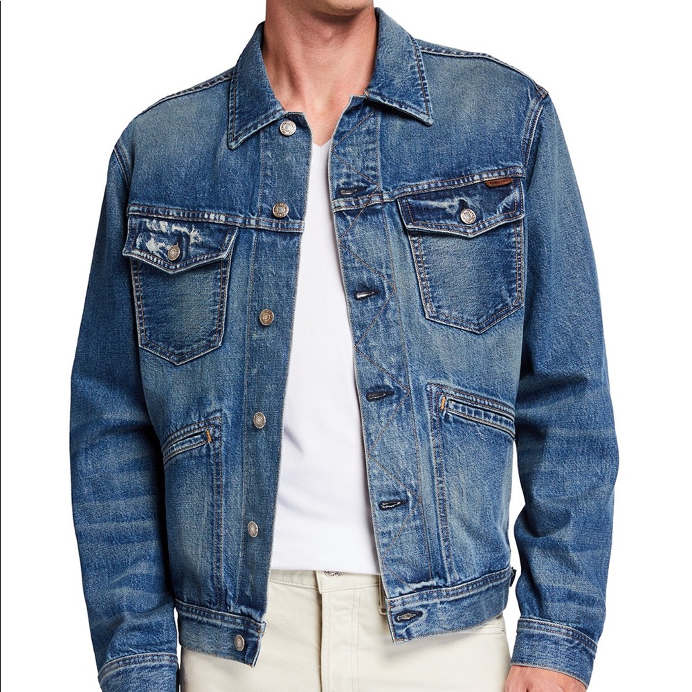 Tom Ford Mens Denim Jean Jacket brand New